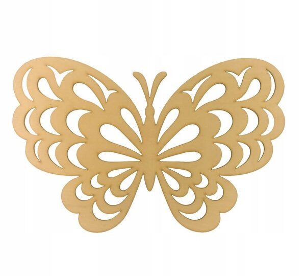 drewniany motyl